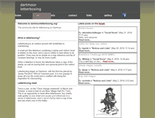 Tablet Screenshot of dartmoorletterboxing.org